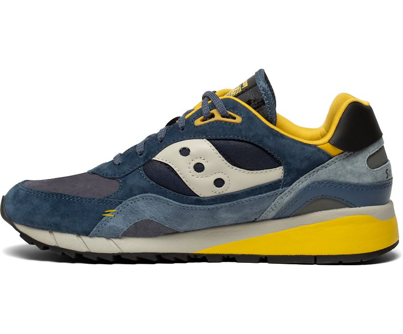 Saucony Shadow 6000 Destination Unknown Women's Originals Navy / Yellow | Canada 078MQZA